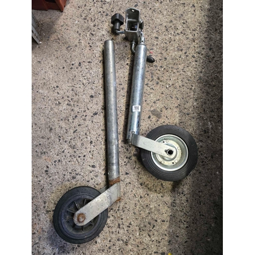 198 - 2 TRAILER DOLLY WHEELS