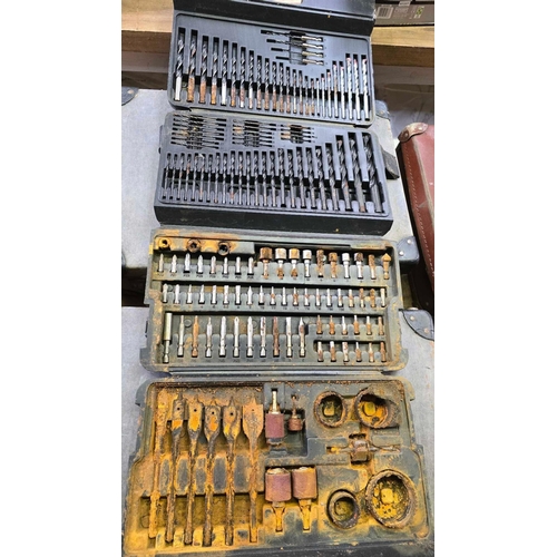 228 - CASED MULTI DRILL BIT & DRIVE SET A/F