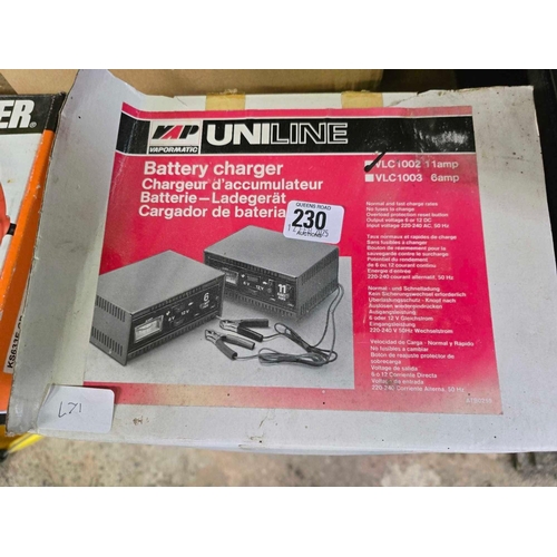 230 - UNILINE BATTERY CHARGER