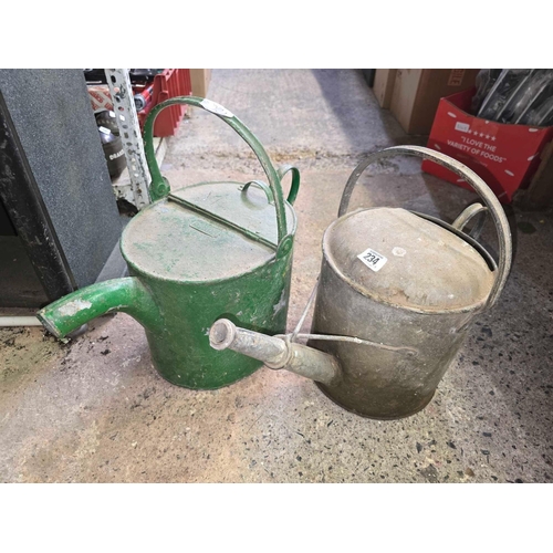 234 - 2 WATERING CANS