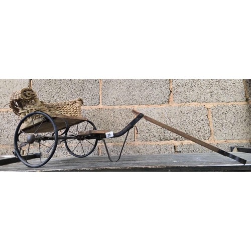 28 - CHILD'S DOLLS CARRIAGE BY RH MACEY NY