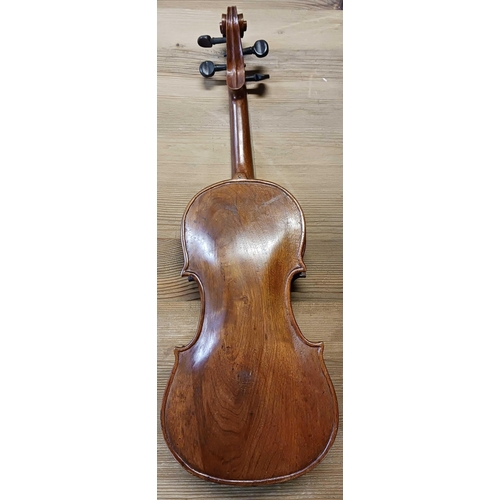 309 - 19TH CENTURY VIOLIN.