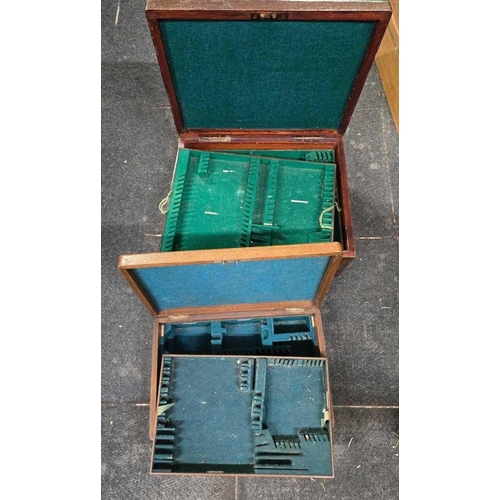 669 - OAK CANTEEN BOXES (2)