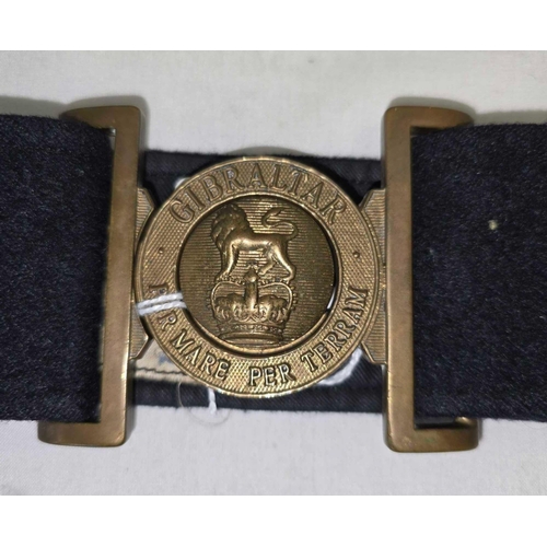 782 - MILITARY BELT + BUCKLE