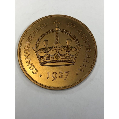 818 - AN EDWARD VIII AUSTRALIA MODEL CROWN 1937