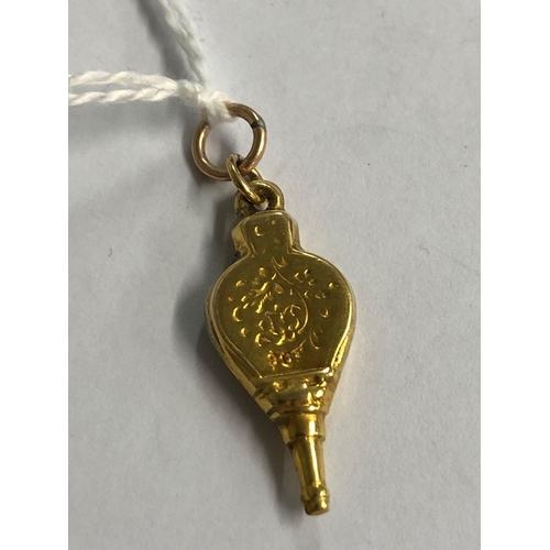 847 - 9ct BELLOWS CHARM