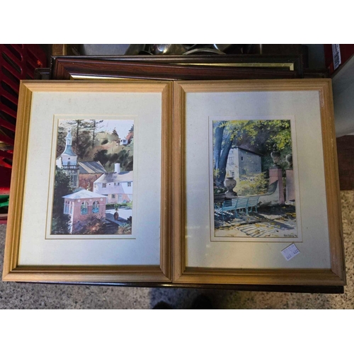 85 - CRATE OF MISC F/G PICTURES INCL; PRINTS OF BABBACOMBE, TORQUAY ETC