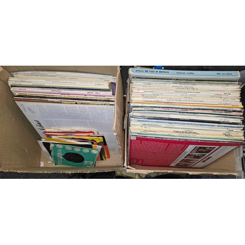 98 - 2 CARTONS OF MISC LP'S & 45'S INCL; MOTOR MOUTH, DOLLY PARTON, THE SEEKERS