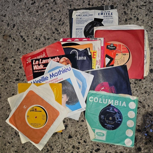 98 - 2 CARTONS OF MISC LP'S & 45'S INCL; MOTOR MOUTH, DOLLY PARTON, THE SEEKERS