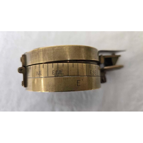 1015 - ROSS OF LONDON BRASS MARCHING COMPASS