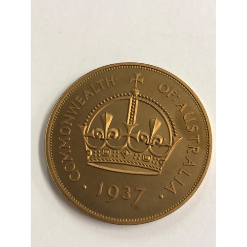 843 - AN EDWARD VIII AUSTRALIA MODEL CROWN 1937