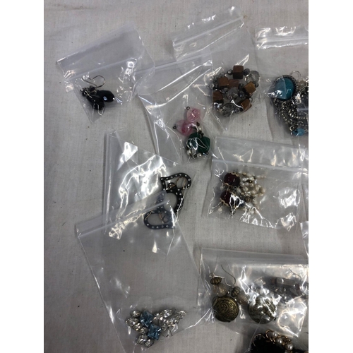 881 - TUB OF DESIGNER EARRINGS (12)