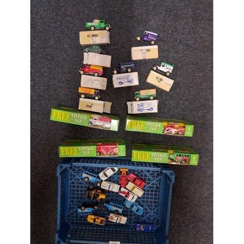 1001 - CARTON OF CORGI TOYS, BOXED & LOOSE