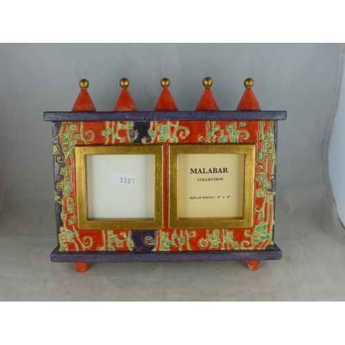 20 - Makabar collection double photo frame