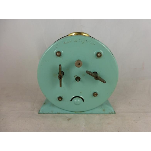 45 - Metal cased vintage Smith Alarm clock