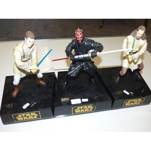 157 - Three Interactive Star Wars Figurines