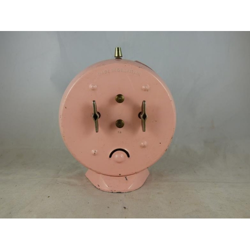 218 - Baby pink, Smiths vintage alarm clock