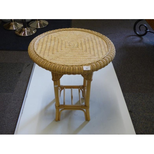 695 - Rattan side table