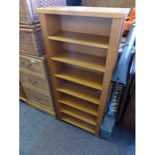 707 - Pine DVD/CD Shelving unit