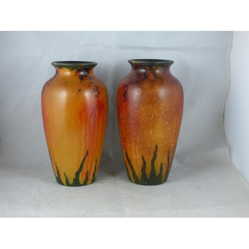 22 - Two Cyples Old Pottery vases ( Number 73)