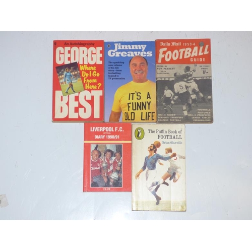 93 - Vintage football books and ephemera