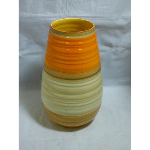 107 - Banded Shelly Vase No 985 Approx. 9