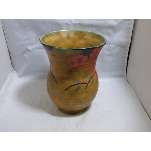 113 - Crown Devon Art deco Period Mattita Vase (20cm Tall)