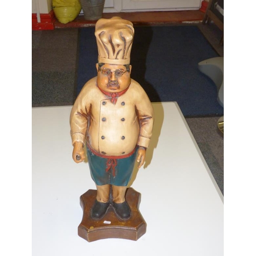 117 - Large Resin Chef figure approx. 29