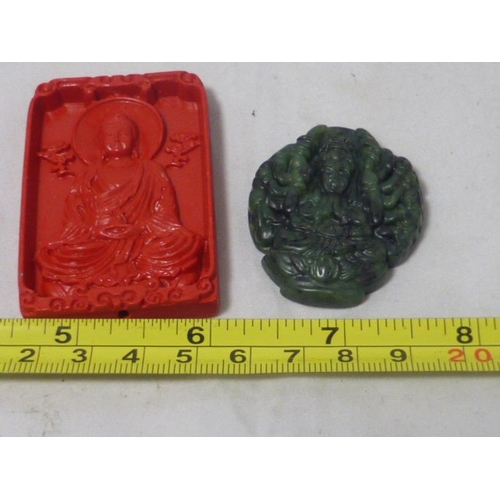 60 - Two Chinese Religious icons