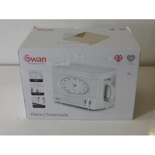 420 - Retro Swan Teasmade in box (powers on)