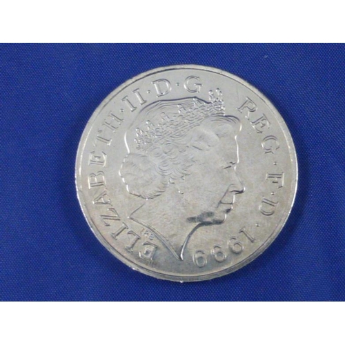 109 - Anno Domini £5 Coin with Shakespearean Inscription  (What is Past is Prologue)