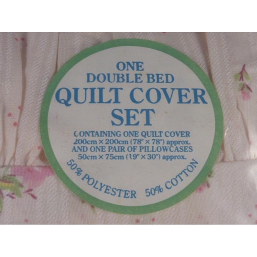 556 - New Double Bed Quilt Cover Set