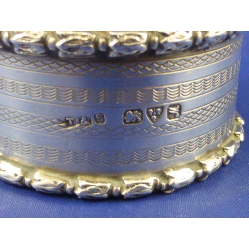 111 - Hallmarked Chester 1912 Silver Napkin Ring (29.3gram)