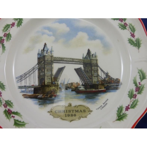 230 - Seven Wedgwood Christmas plates