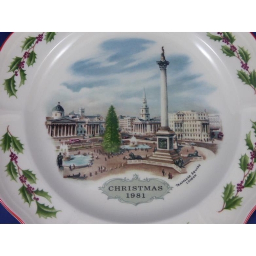 230 - Seven Wedgwood Christmas plates