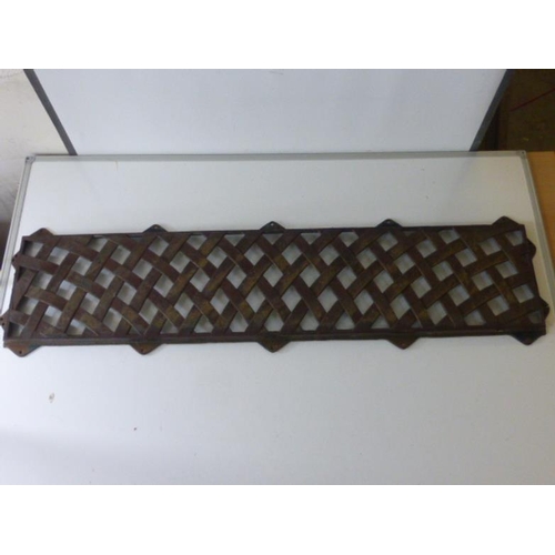 244 - Cast iron bench back