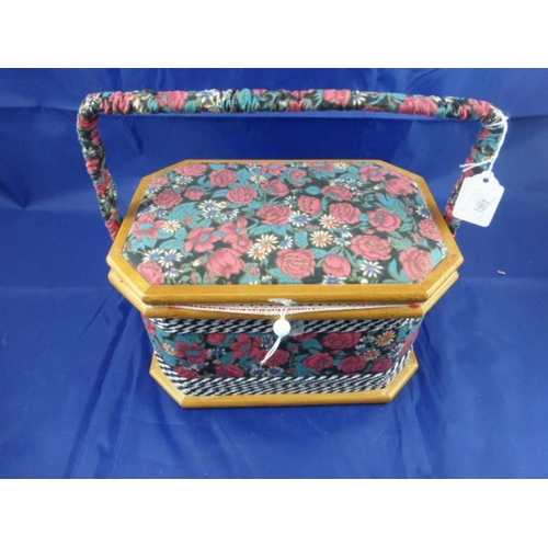 248 - Vintage Sewing Box and Contents