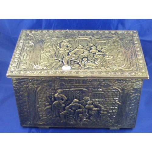 301 - Brass coal box