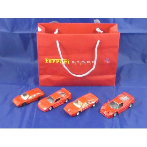 302 - Collection of Four Ferrari Collectors Cars including Burago