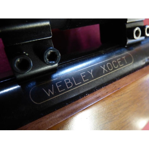 266 - Webley & Scott .177-4.5 cal Rifle with telescopic sight and pellets