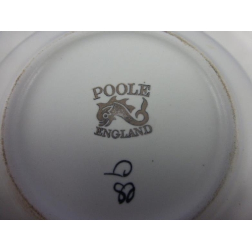 267 - Selection of Poole Pottery Dating to the 1950s in the CS pattern designed by Trudi Carter, Including... 