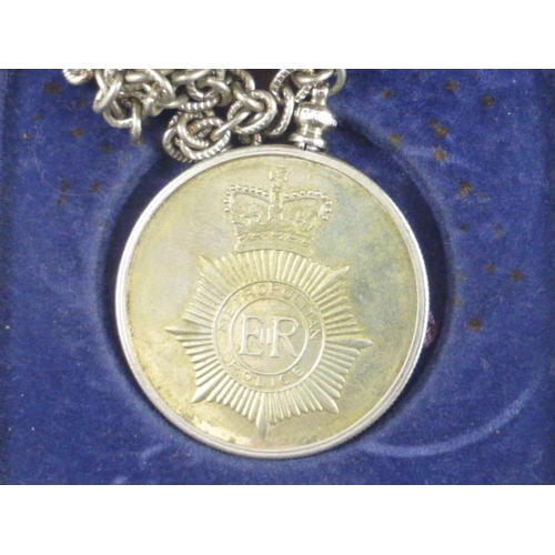 96 - Metropolitan Police Commemorative Medellin Complete with Chain and Box