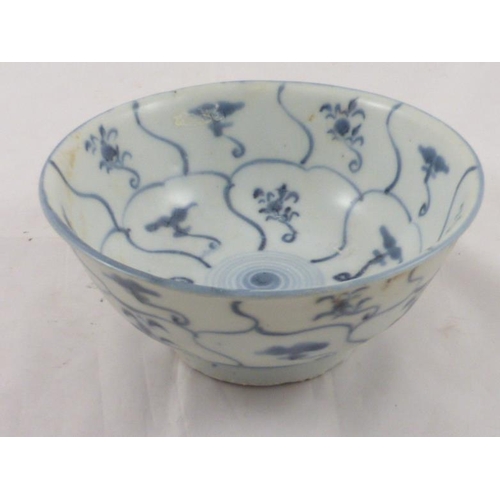 101 - Chinese Porcelain Lotus Design Bowl  From The Wreck of The Tek Sing circa 1822