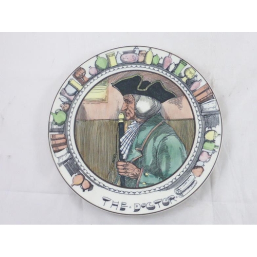 74 - Two Royal Doulton Plates entitled The Doctor and The Squire (62cm Dia)