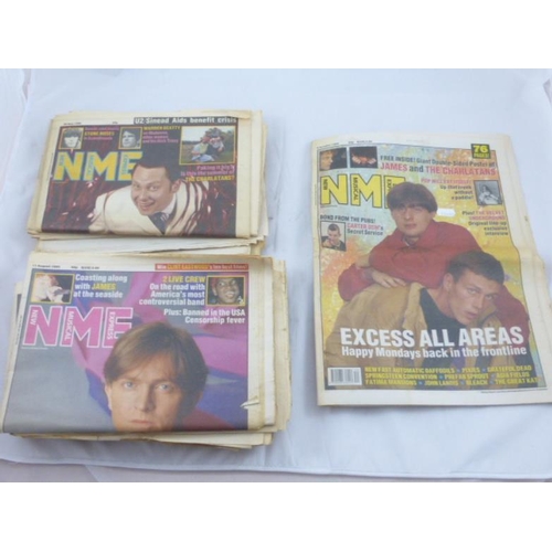 608 - Collection of NME (New Musical Express) and Metal Hammer and Kerrang Magazines