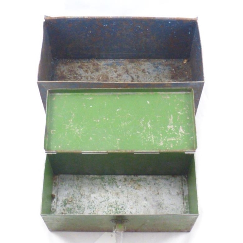 619 - Two Vintage Metal Storage Boxes