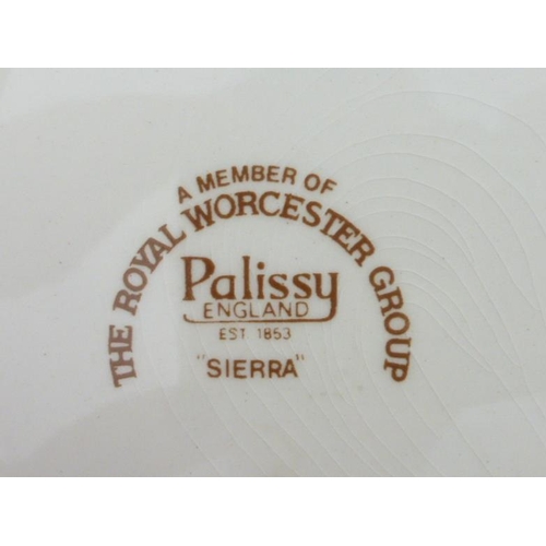 618 - Small collection of royal worcester Palissy to include side plates, butter dish and other