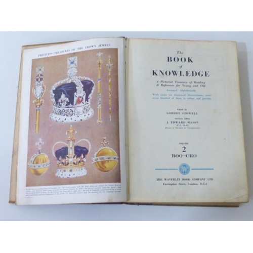 635 - Two Vintage Book sets Including Disney Knowledge and The Book of Knowledge