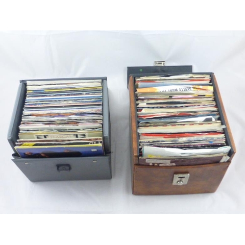 642 - Two Record Boxes with Large Selection of Singles