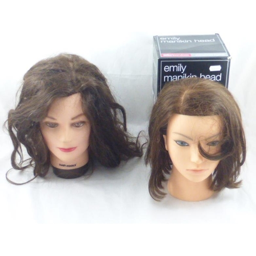 653 - Two Manikin Heads one Boxed